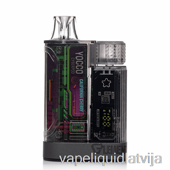 Yocco Cyberpod 12000 Vienreizējās Lietošanas California Cherry Vape šķidrums